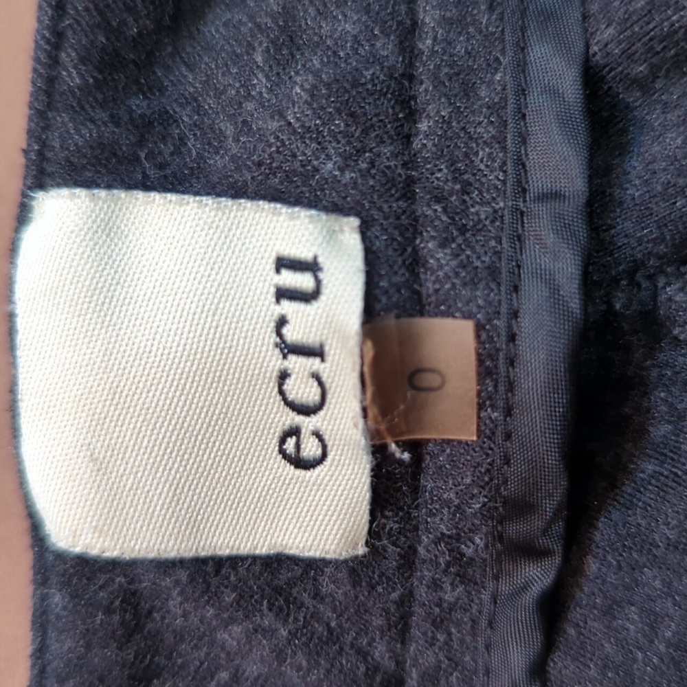 ecru Women's Gray Low Rise Stretch Faux Pocket Jeggings Size 0 - Picture 10 of 11